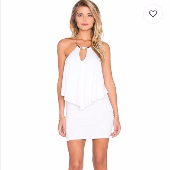 Sky Dresses & Skirts - Sky Brand Kajsa White Halter Mini Dress Small